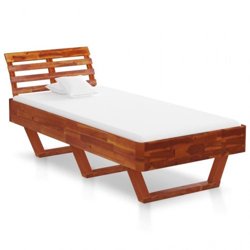 Sengeramme 90x200 cm massivt fyrretræ