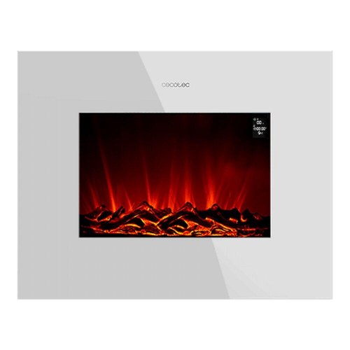 Elektrisk pejs til væg - ReadyWarm 2690 Flames Connected, hvid, 1000-2000 W