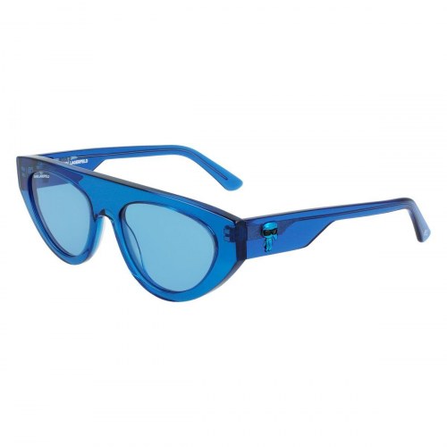 Karl Lagerfeld KL6043S-424 damesolbriller, blå linser Ø 52 mm