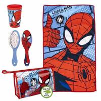 Rejsetoilettaske-sæt til børn Spiderman 4 Dele