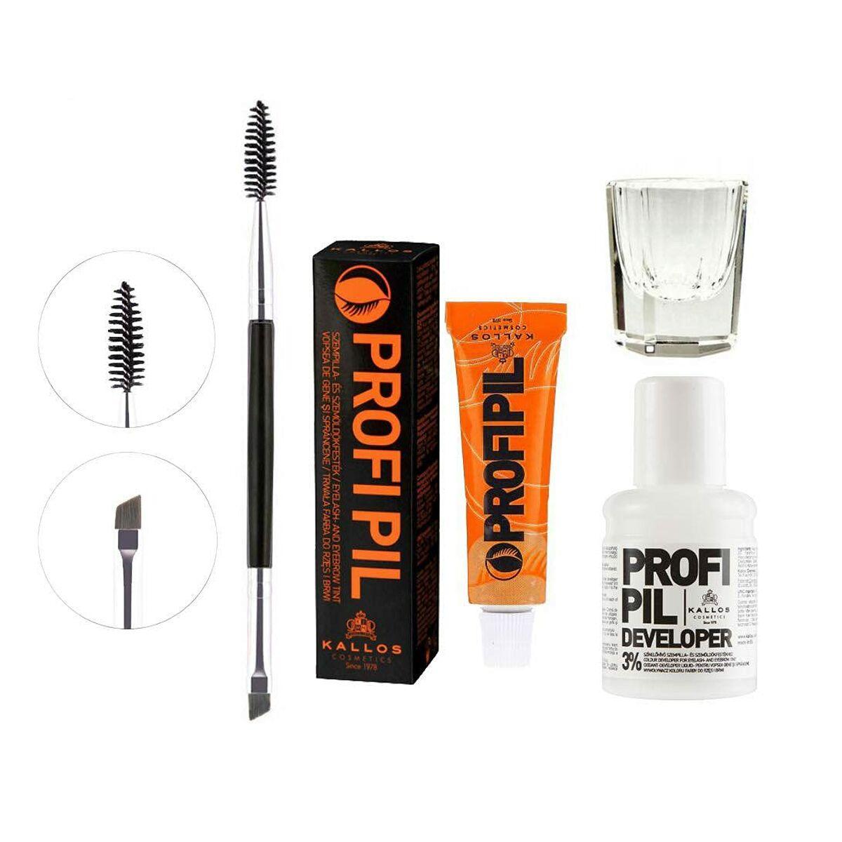 Mascara Til Øjenvipper Kallos Cosmetics Profi Pil 15 Ml