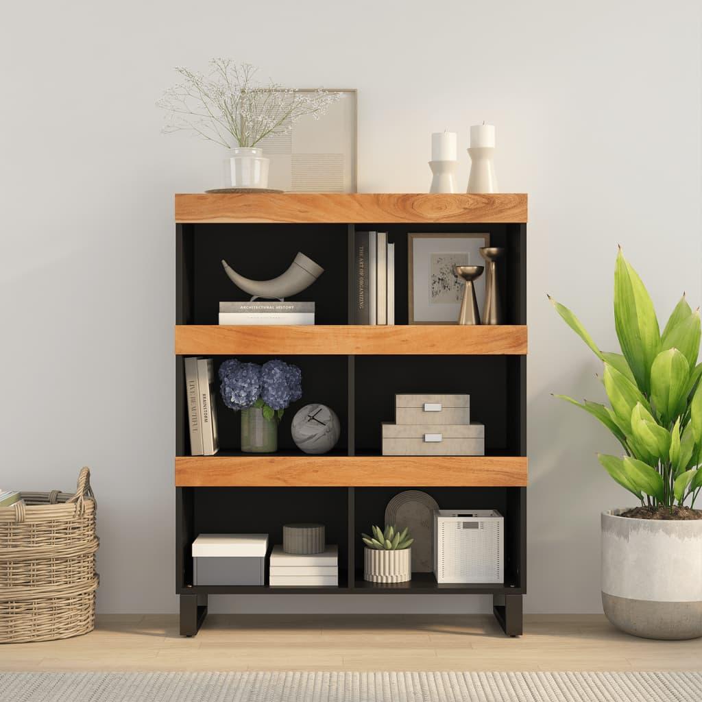 Skab 85X33X107 Cm Massivt Mangotræ - Brun