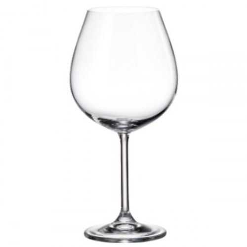 Sæt med vinglas Bohemia Crystal Clara 650 ml 6 Dele (6 enheder)