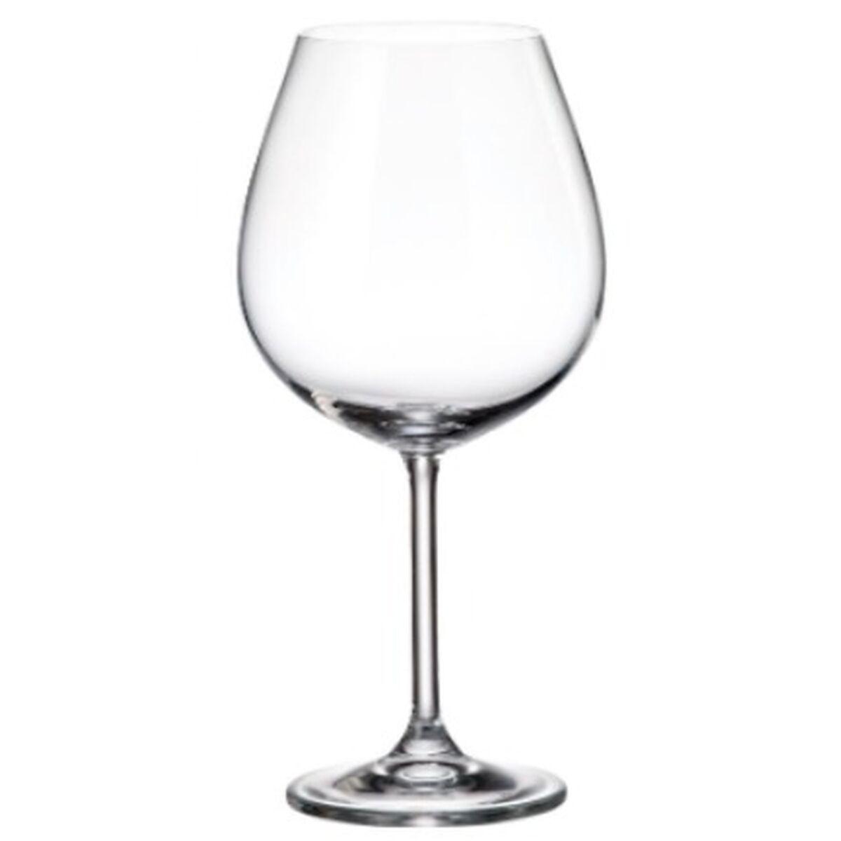 Sæt med vinglas Bohemia Crystal Clara 650 ml 6 Dele (6 enheder)