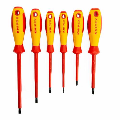 Knipex elektriker skruetrækkersæt 6 dele - 00 20 12 V01