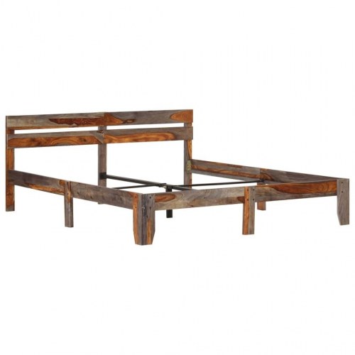 Sengeramme uden madras 180x200 cm massivt træ