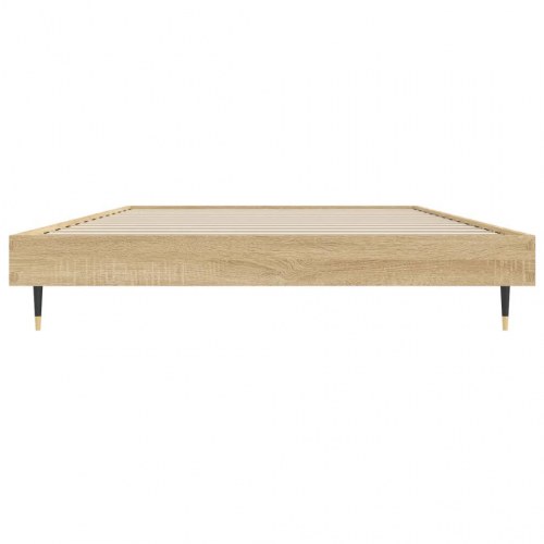 Sengeramme 90x200 cm i konstrueret træ - sonoma-eg