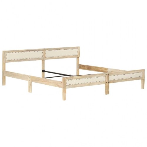 Sengestel i massivt mangotræ 200 x 200 cm