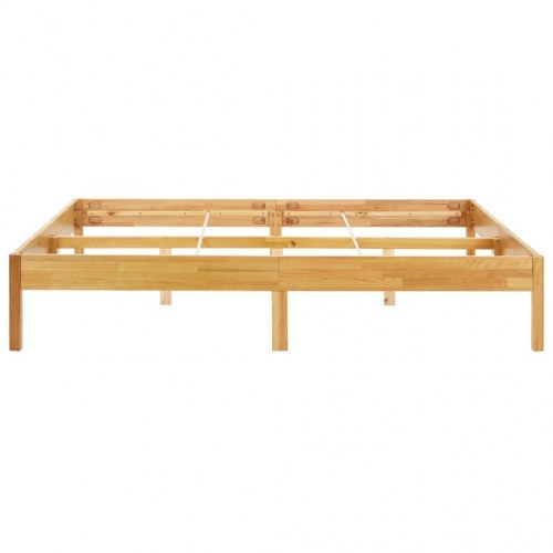 Sengestel 120x200 cm massivt egetræ