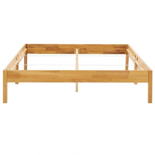 Sengestel 120x200 cm massivt egetræ