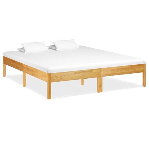 Sengestel 180x200 cm massivt egetræ