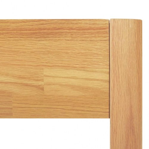 Sengestel 200x200 cm massivt egetræ