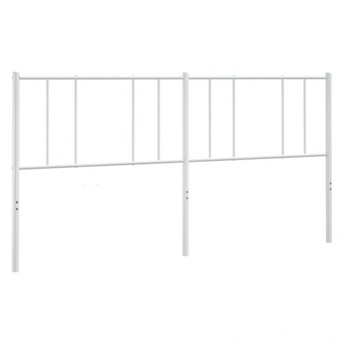 Udskiftningsgavl i metal 180 cm - hvid