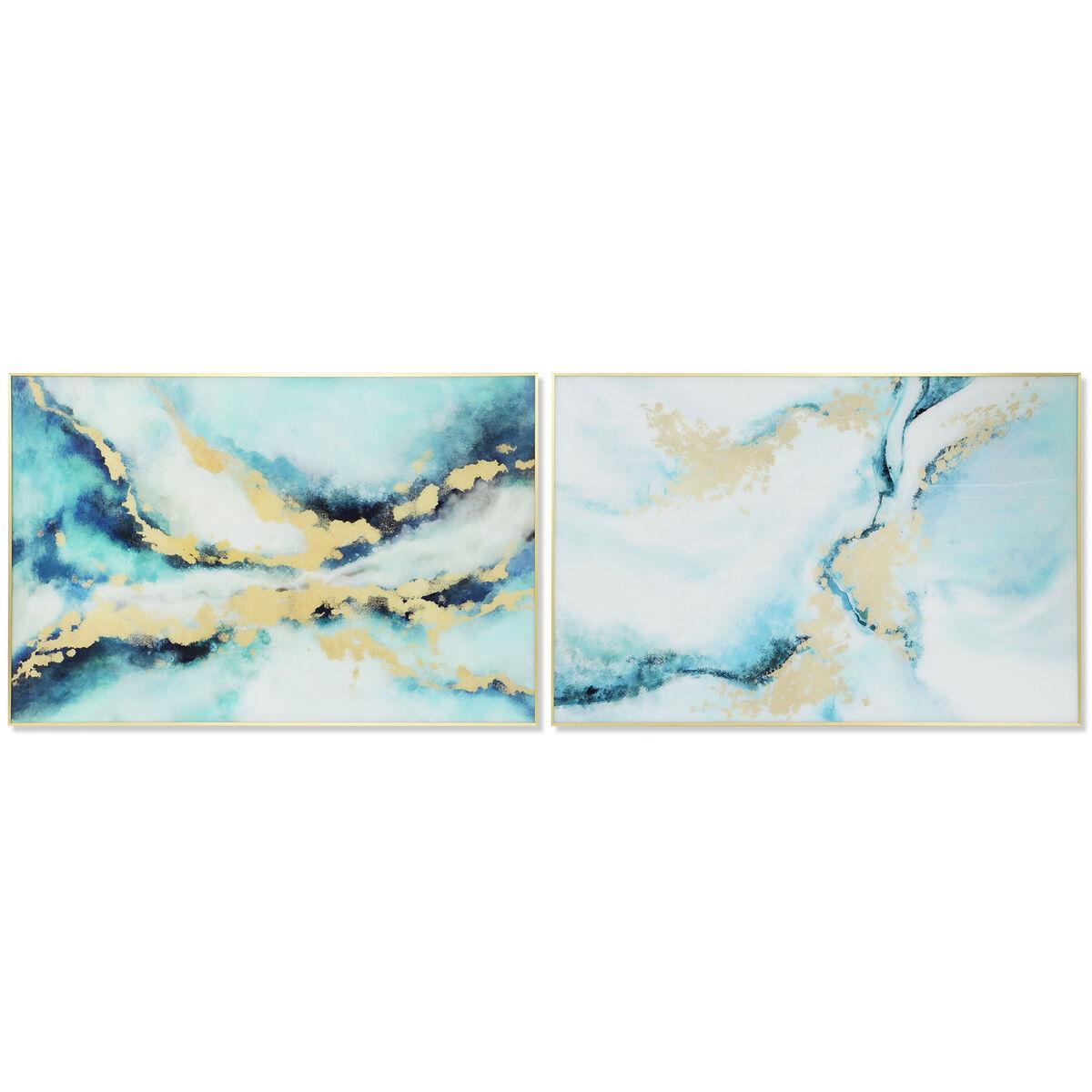 Malerisæt - Aluminium/Krystal, abstrakt, 80 × 120 cm og 120 × 80 cm