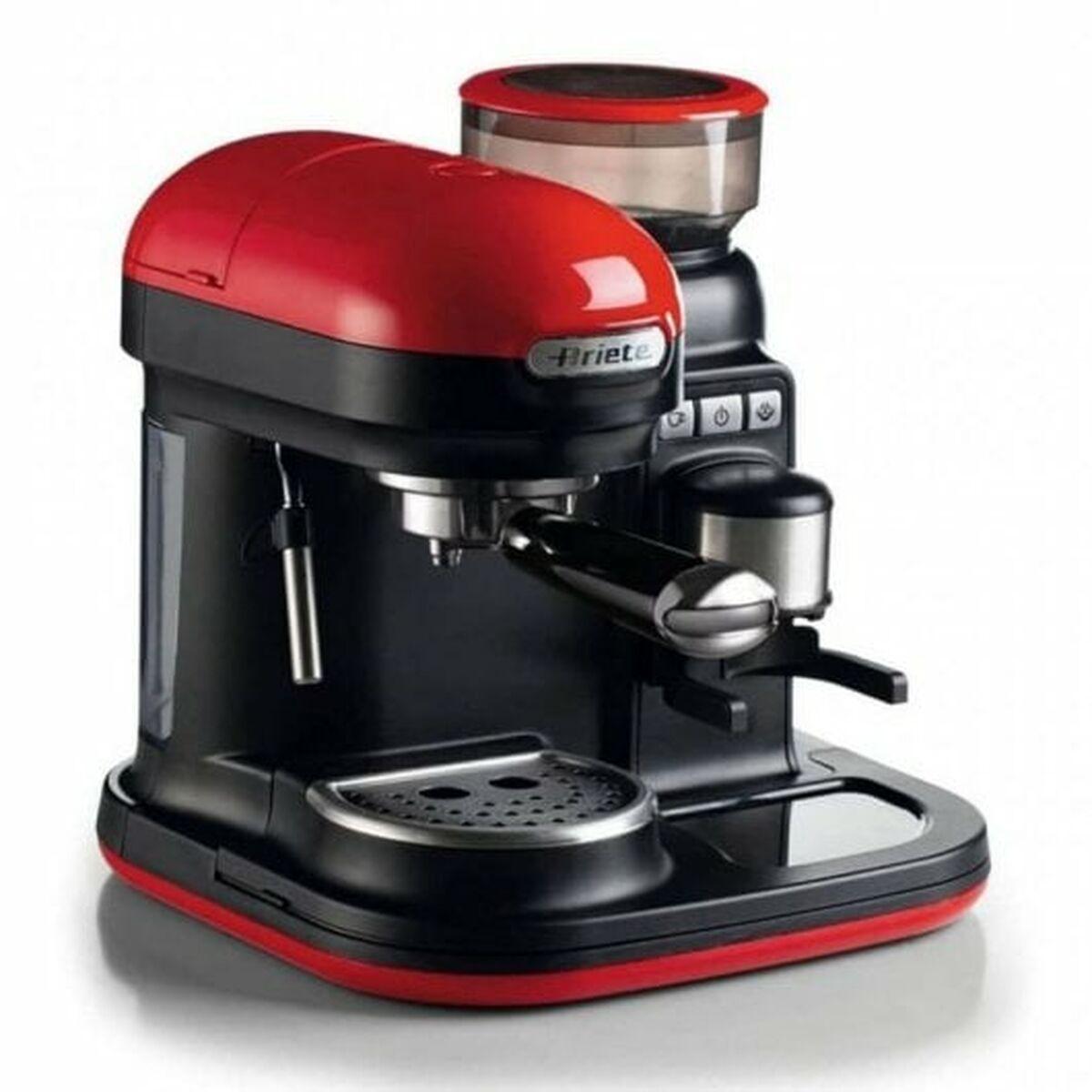 Hurtig Manuel Kaffemaskine Ariete 1318 Bar 1080 Rød