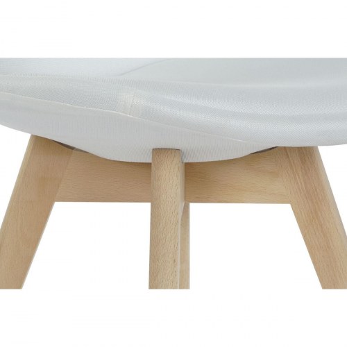 Spisebordsstol - hvid, 48 × 56 × 83 cm