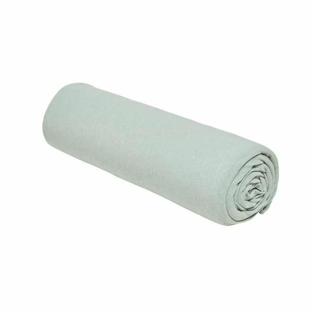 Faconsyet lagen TODAY Jersey lysegrøn 140 x 190 cm billede