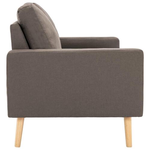 3-personers sofa stof gråbrun