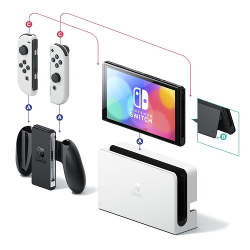 Nintendo Switch Nintendo OLED Hvid