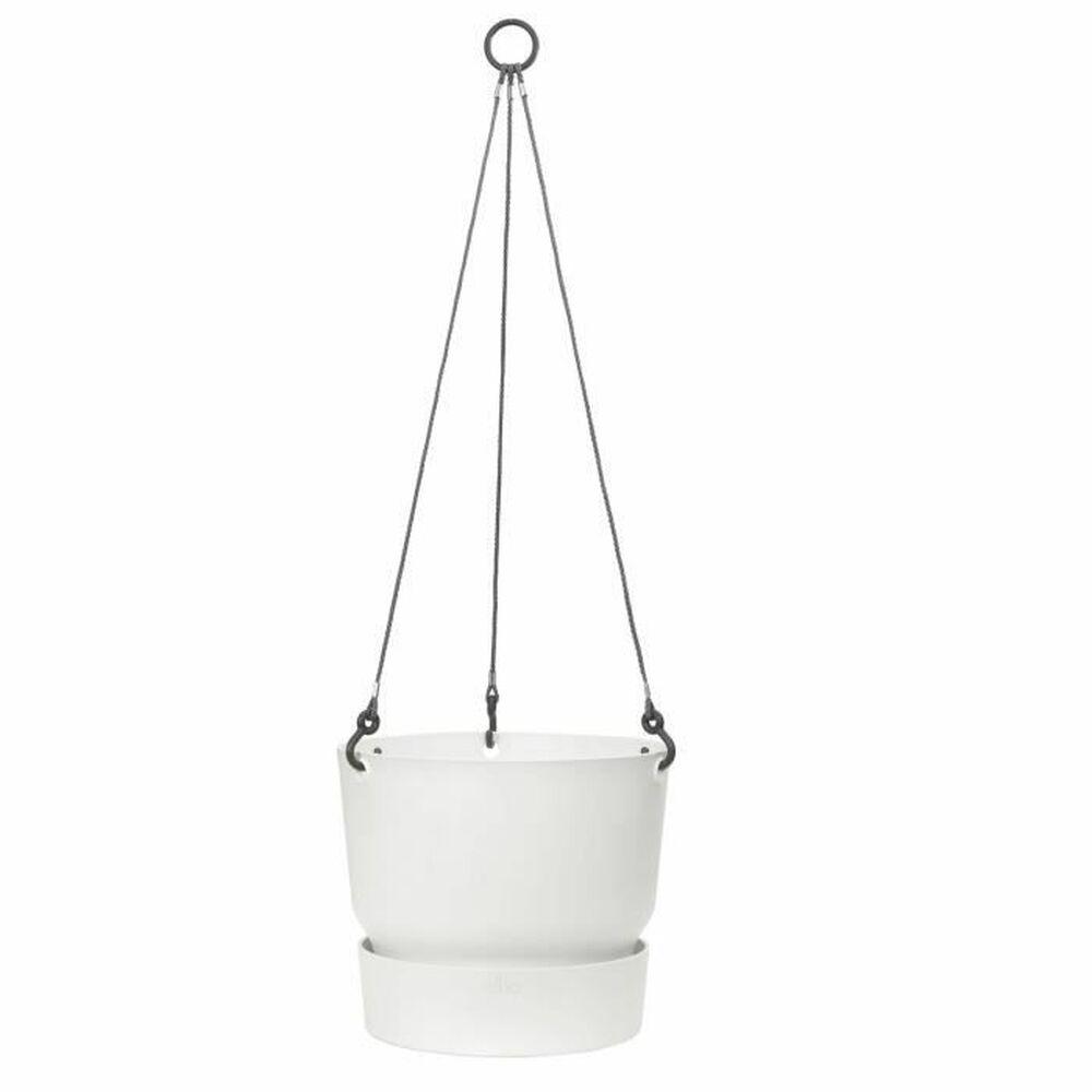 Hængende planter Elho Greenville Hvid Plastik Ø 23,9 x 20,3 cm