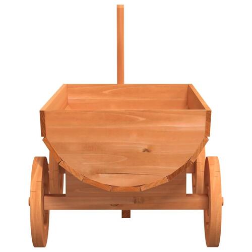 Dekorativ vogn 70x43x54 cm massivt fyrretræ