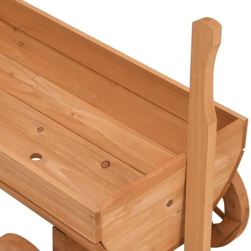 Dekorativ vogn 70x43x54 cm massivt fyrretræ