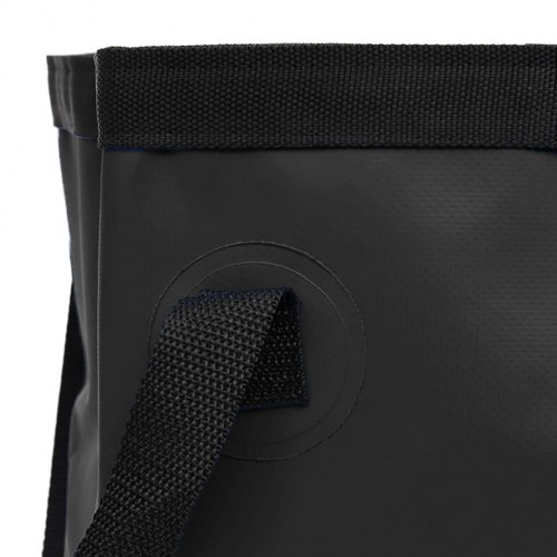 Foldbare spande 2 stk. 30 l PVC sort