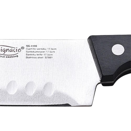 San Ignacio Santokukniv Expert - rustfrit stål, 17,5 cm, satin