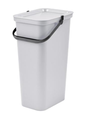 Affaldsspand til genbrug Tontarelli Moda Hvid 38 L