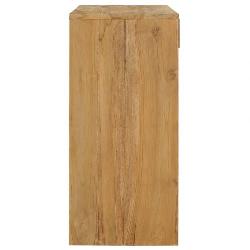 Konsolbord 100x35x75 cm massivt teaktræ