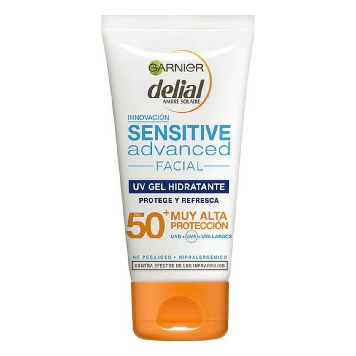 Solbeskyttelsesgel Sensitive Advanced Garnier Sensitive Advanced Spf 50+ 50 Ml Spf 50+ 50 Ml