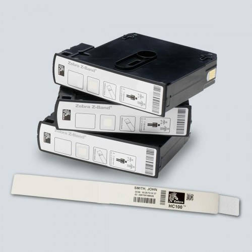 Etiketter til printer Zebra Z-Band Direct 10006995K - hvid