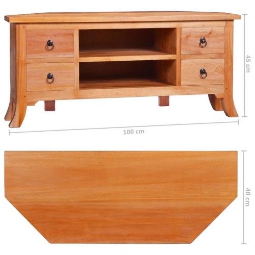 Tv-skab 100x40x45 cm massivt mahognitræ
