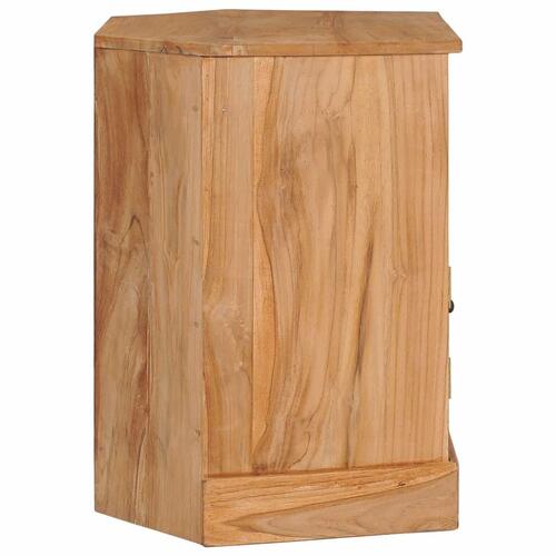 Hjørneskab 60x45x60 cm massivt teaktræ