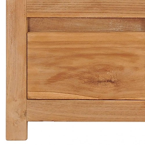 Tv-bord 115x30x35 cm massivt teaktræ