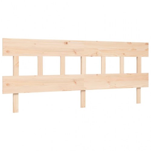 Sengeramme med sengegavl Super King Size massivt træ