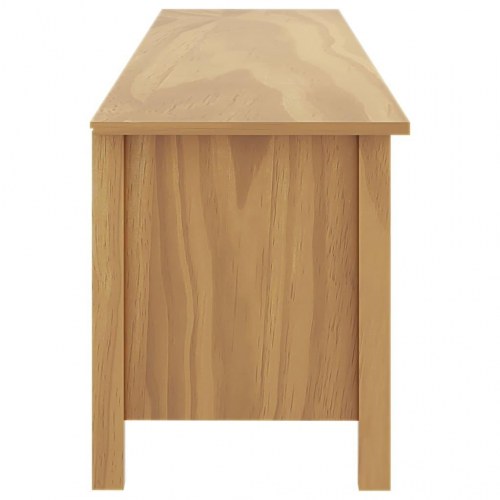 Tv-bord Hill 158x40x47 cm massivt fyrretræ honningbrun