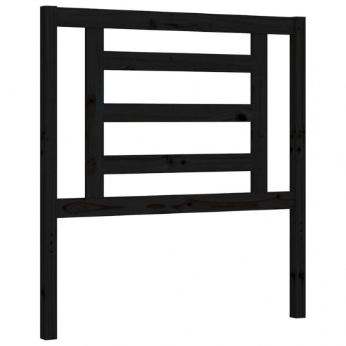 Sengeramme med sengegavl Small Single - sort