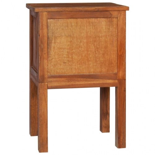 Sengeskab 40x35x60 cm massivt teaktræ