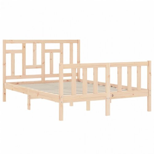 Sengeramme i massivt fyrretræ uden madras 140 x 200 cm