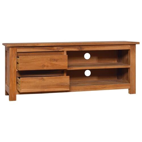 Tv-skab 100x30x40 cm massivt teaktræ
