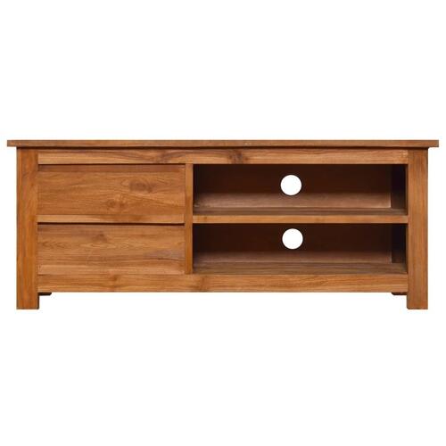 Tv-skab 100x30x40 cm massivt teaktræ