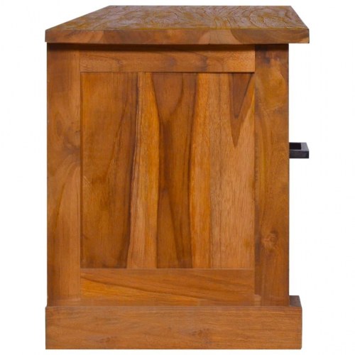 Tv-skab 112x30x37 cm massivt teaktræ