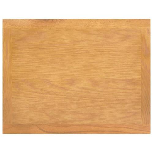 Magasinstativ 45x35x55 cm massivt egetræ