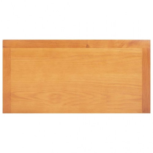 Skænk 70 × 35 × 75 cm i massivt egetræ - 1 låge og 3 skuffer