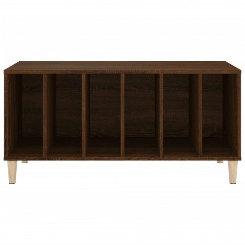 Vinylskab 100x38x48 cm konstrueret træ brun egetræsfarve