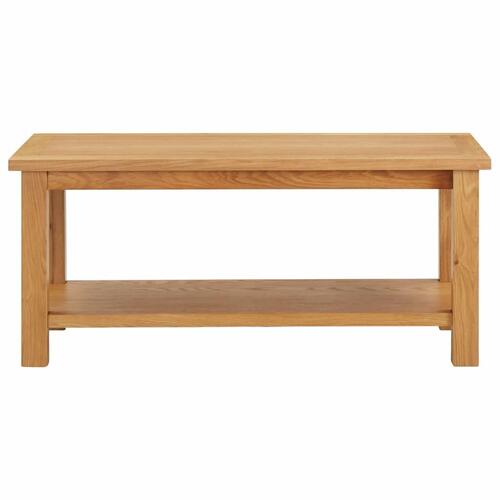 Sofabord 110x55x40 cm massivt egetræ