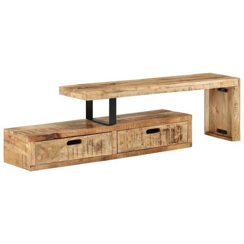 Tv-bord massivt mangotræ