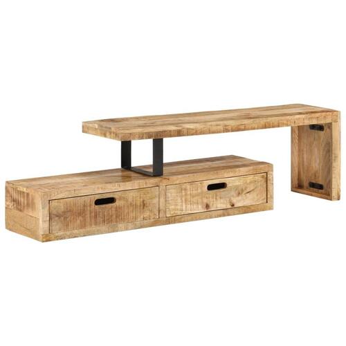 Tv-bord massivt mangotræ