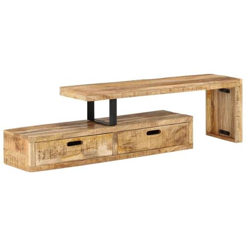 Tv-bord massivt mangotræ